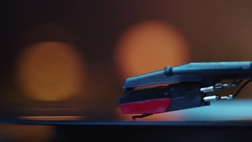 Vinyl Record Closeup