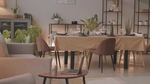 Set Dinner Table at Home View