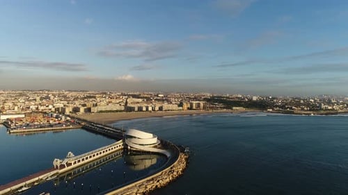 Hafen und Stadt Matosinhos, Portugal