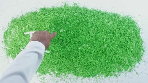 Green Hand Writing Jalapenos