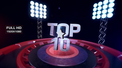 Dynamic Sports Top 10 Countdown with Lower Thirds