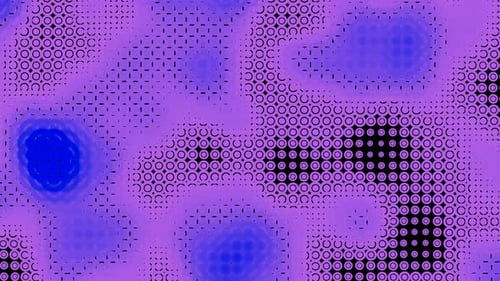 Technological texture of colorful circles