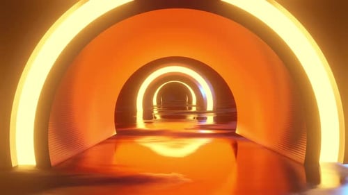 3d animation of opening gate in industrial building