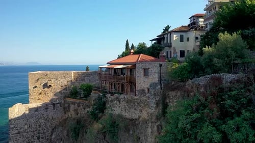 Castillo de Alanya Vista aérea de la montaña de Alanya Kalesi
