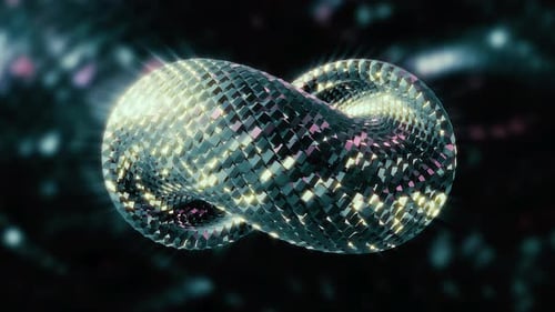 Espiral retorcido 3D en bucle