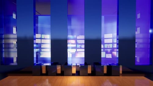 Virtuelles Fernsehstudio Background Loop N101