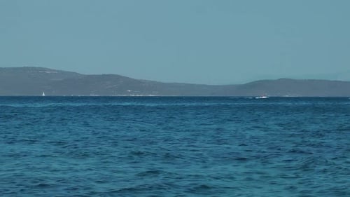 The View From The Sea And Speed Boat