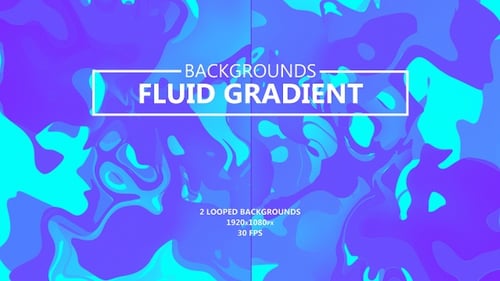 Abstract Fluid Gradient Background Loop with Vibrant Colors