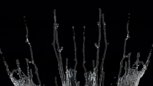 Dynamic Water Splash Reveal Transition