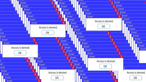 Transição de erro fatal louco