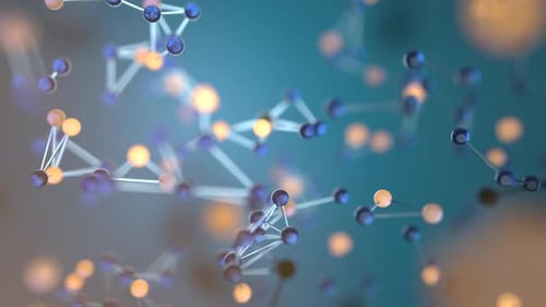 Blue biology grid with connect constrains.