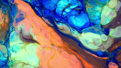 Color Explosion abstrakte Kunstmalerei