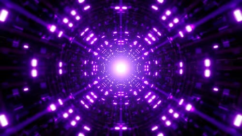 Purple VJ Tunnel