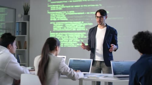 Open Discussion At Computer Programming Class