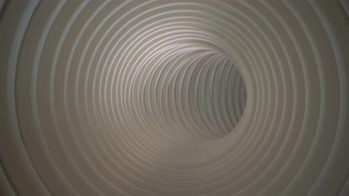 Futuristic White Tunnel Light Loop