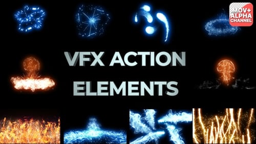 Dynamic Energy Fire and Smoke Action Transition Elements