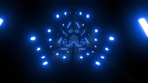 4K Colored Abstract Lights Tunnel Pack