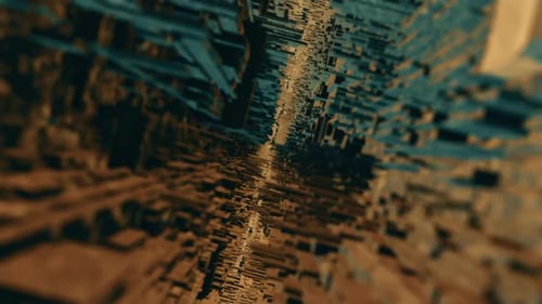 3D Abstract Ancient City V3