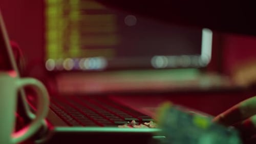 Gros plan sur le lieu de travail professionnel