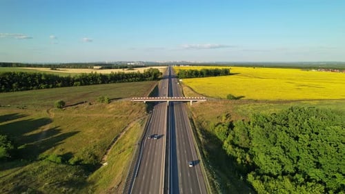 Aerial view of the Highway.