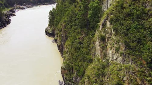 A River in the Middle of the Mountains