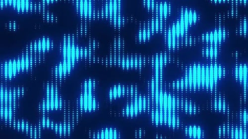 Glow Blue abstrakte Spitze
