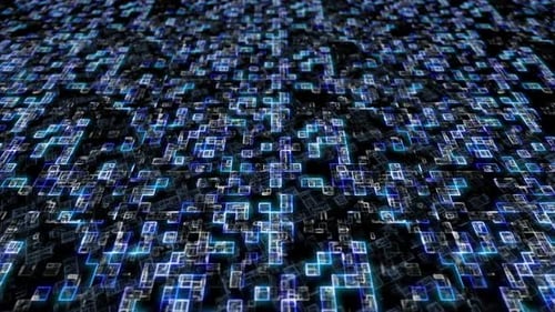 Big Data Blue Hexadecimal Digital Code