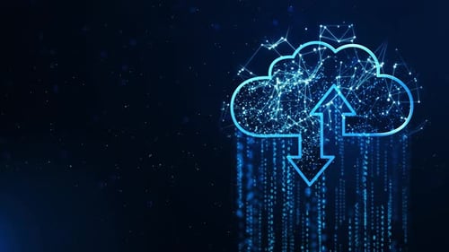 Digital Cloud computing, big data center, future infrastructure ai