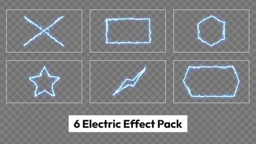 Dynamic Electric Light Shapes and Line Element Pack