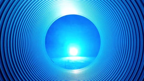 Inside View Of Barrel. Abstraction.