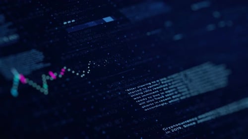 Web Interface Showing Bitcoin Gaining Value on Market