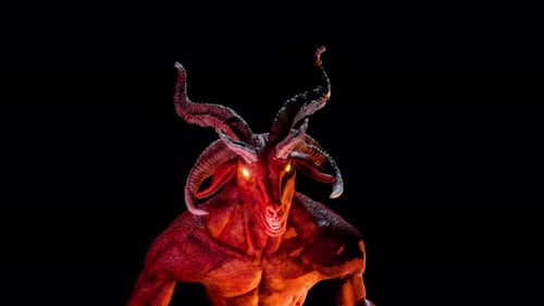 Ziegendämon Baphomet VJ Loop