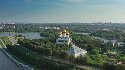 Assumption Cathedral in Yaroslavl Russia