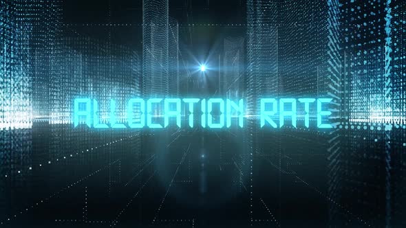 Skyscrapers Digital City Tech Word Allocation Rate, Backgrounds Motion ...