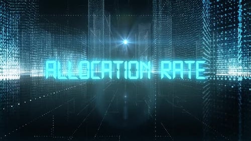 Skyscrapers Digital City Tech Word Allocation Rate