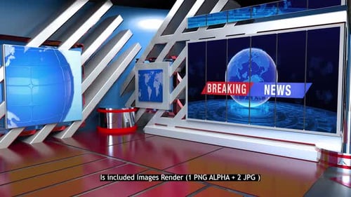 Virtual Studio Set 682 E