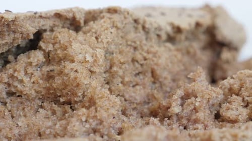 Close Up of Brown Bread Texture