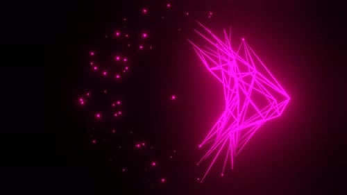 Torus-Schlaufe aus rosa Plexus
