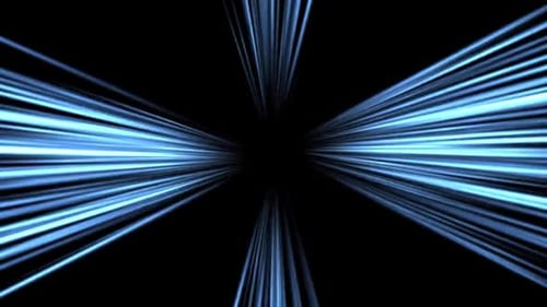 Lasertunnel abstrakt