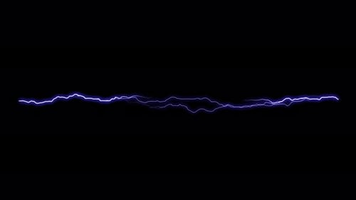 Animated Purple Electric Spark Line Effect
