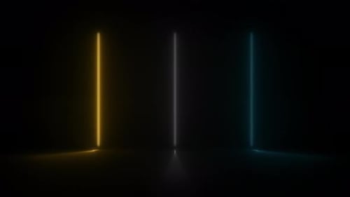 Concept 71-N1 Abstract Neon Lights Animation