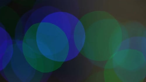 Shifting Bokeh Lights Abstract Background