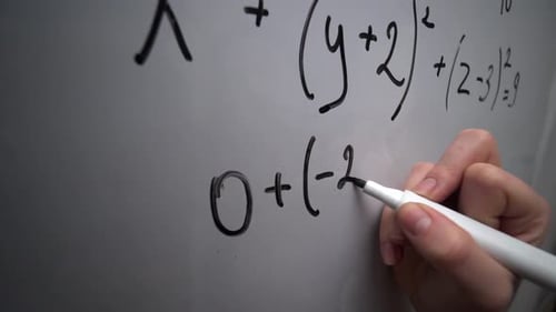 Solving Complex Math Equations on Whiteboard