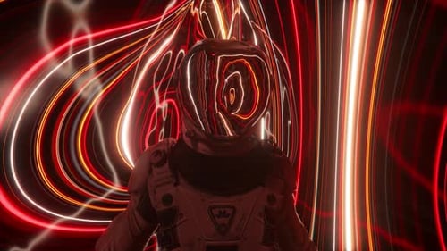 Astronaute dans la quatrième dimension
