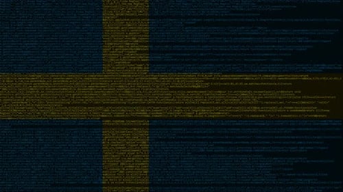 Source Code and Flag of Sweden