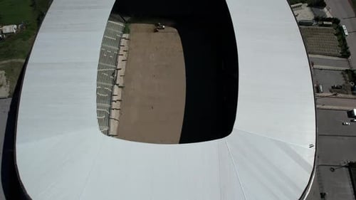 Aerial Football Stadium