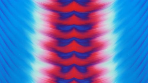 Liquid Abstractions Blau Rot und Weiß