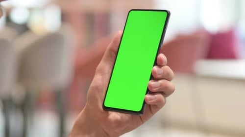 Smartphone with Green Screen