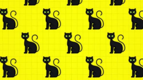 Halloween Cat Background