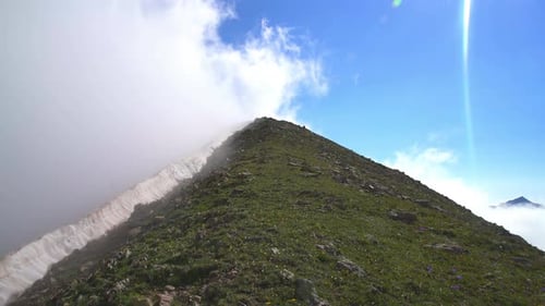 Colisión de aire húmedo y aire seco